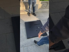 Ein leichter Ausstellungsstand