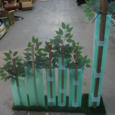 Pp. runzelten Plastikbaum-Schutz-Corflute Sustainable Tree-Schutz