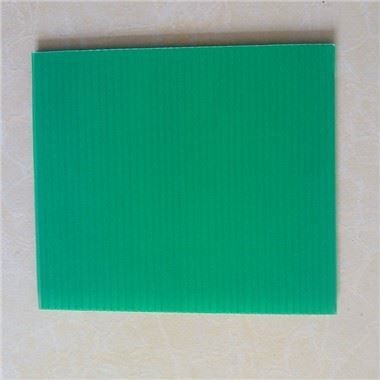 2.5mm 3.5mm gewölbte Kunststoffplatten geriffelt Doppelwand-Kunststoffplatte