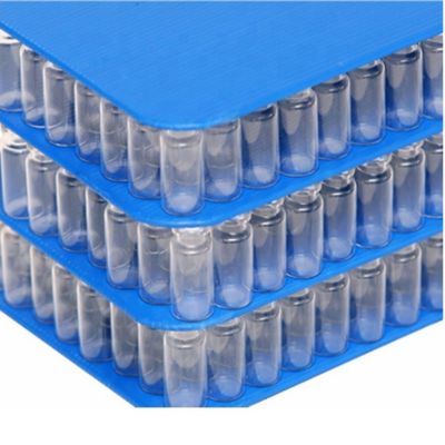 Gewölbte Schicht-Auflagen-Plastiktrennzeichen bedeckt des Polypropylen-3mm gerundete Ecke