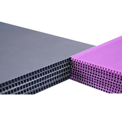 6mm 8mm weißes Coroplast Blatt Corona Treatment Corrugated pp. verschalen