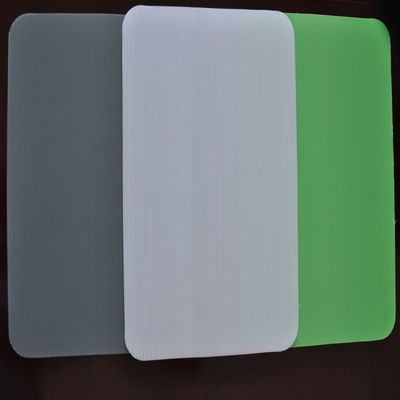 Blatt 5mm Grey Coronas pp. Corflute runzelte Plastikbrett