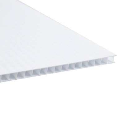 12mm gewölbter Twinwall Kunststoffplatte-Polypropylen-freie Raum Coroplast