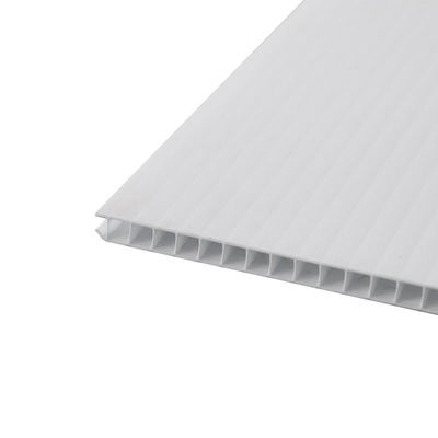 12mm gewölbter Twinwall Kunststoffplatte-Polypropylen-freie Raum Coroplast