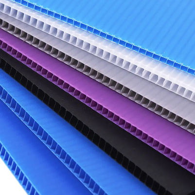 Waschbares 2mm pp. Corflute Blatt recyclebares blaues Coroplast-Brett