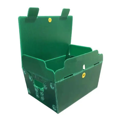 Polypropylen-Postpost-Tote Corrugated Plastic Boxes Bins-steifes besonders angefertigt mit Griffen