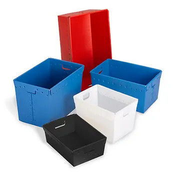 Pp.-Postpost Tote Hollow Boxes Bins Rigid besonders angefertigt mit Griffen
