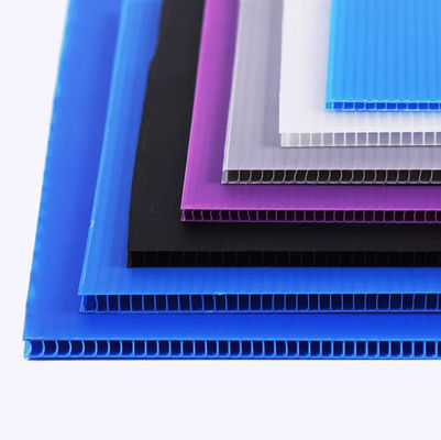 PP-Hohlplatte langlebige recycelbare Kunststoffplatte, ideal für Verpackungen, Versand, Werbeanzeigen und landwirtschaftliche Sämlingsträger