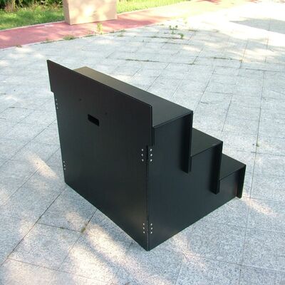 Lightweight & Durable PP Display Stand Made from Corrugated Polypropylene Board, Strong Structure, Easy Assembly, Ideal for Retail Promotion and Product Presentation