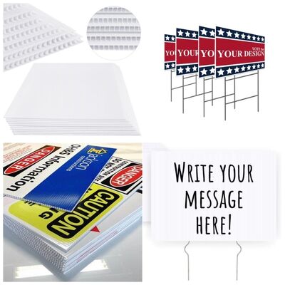 Custom 4mm PP hollow sheets with double-sided corona treatment, designed to improve ink adhesion on both surfaces for high-quality printing and customized applications.